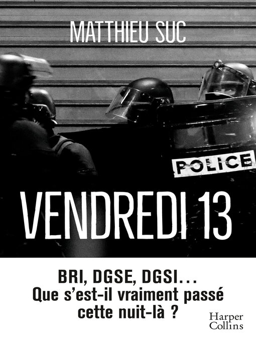 Title details for Vendredi 13 by Matthieu Suc - Available